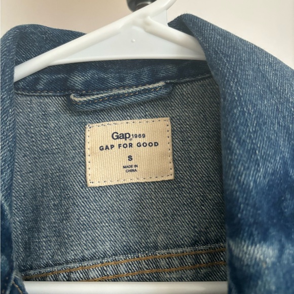 Gap Metallic Denim Jean Jacket - Picture 3 of 6